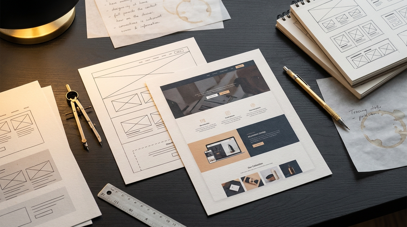 Maquette Figma design site web premium Paris — Hype Médias
